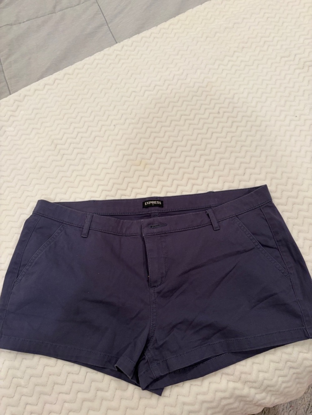 Express Navy Blue Women's Chino Shorts